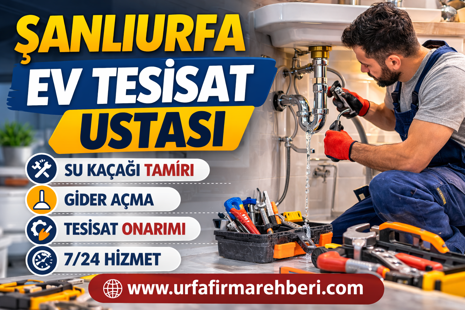 Şanlıurfa ev tesisat ustası