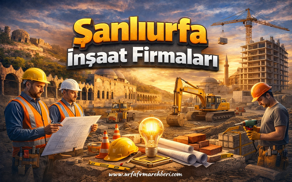 Şanlıurfa İnşaat Firmaları: Şehirdeki En İyi İnşaat Hizmetleri