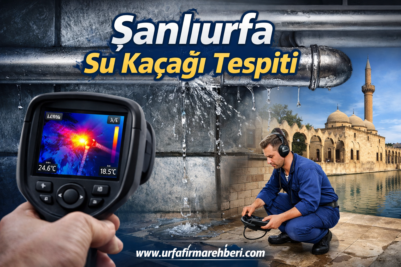 Şanlıurfa su kaçağı tespiti