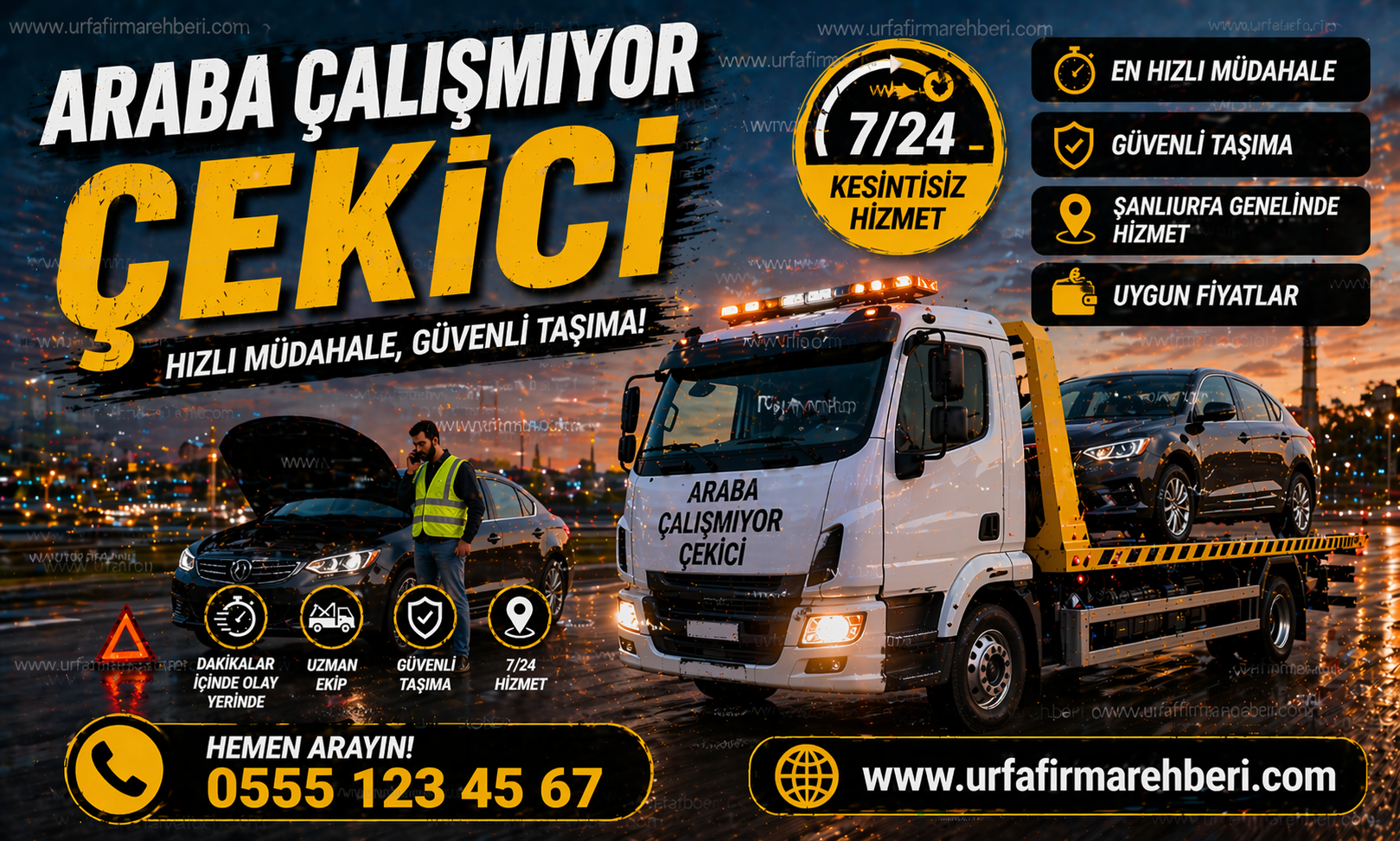 Araba Çalışmıyor Çekici