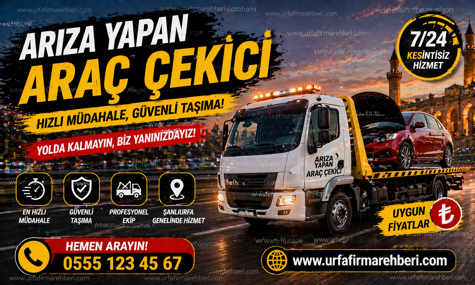 Arıza Yapan Araç Çekici