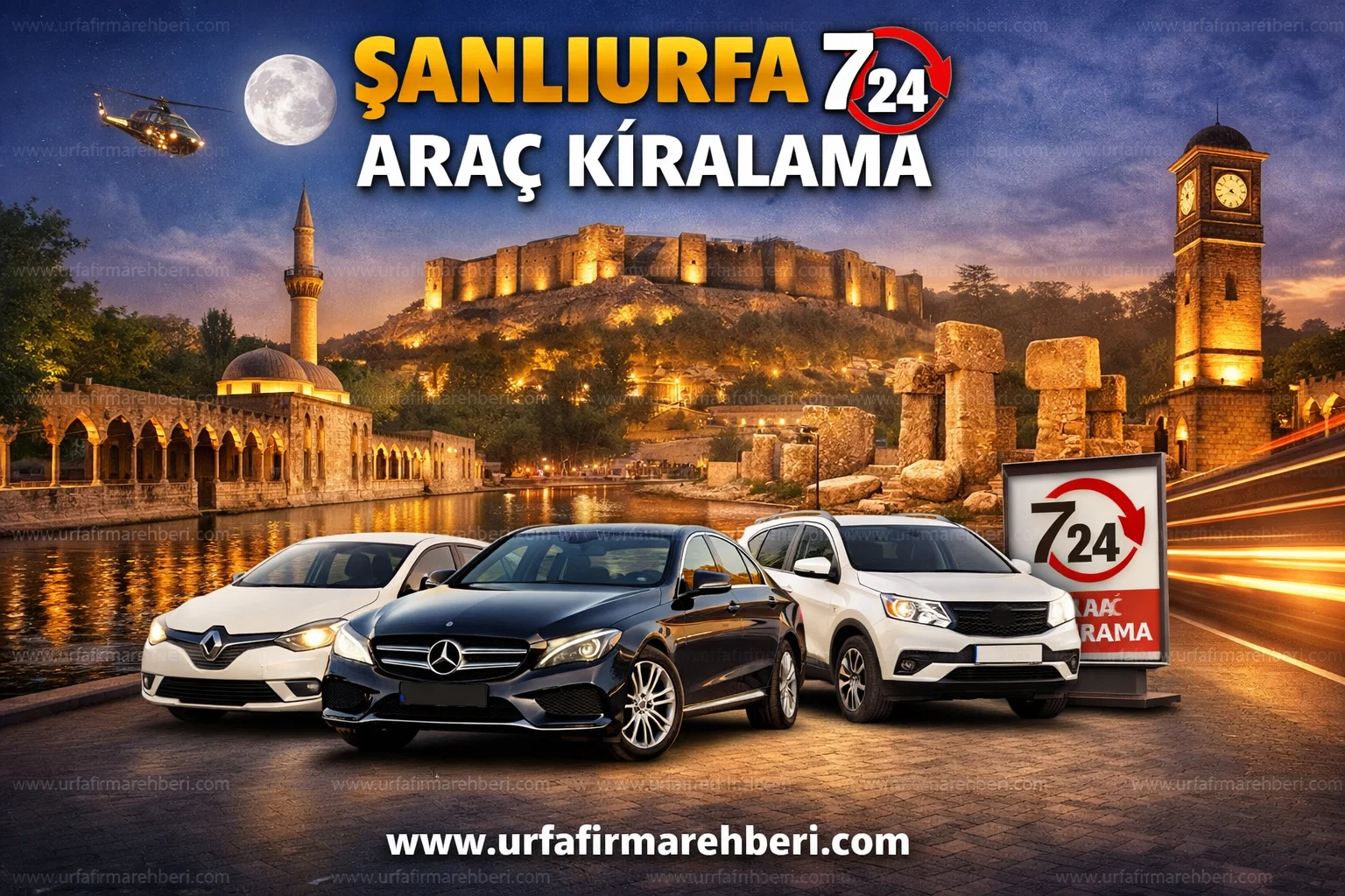 şanlıurfa 7/24 araç kiralama