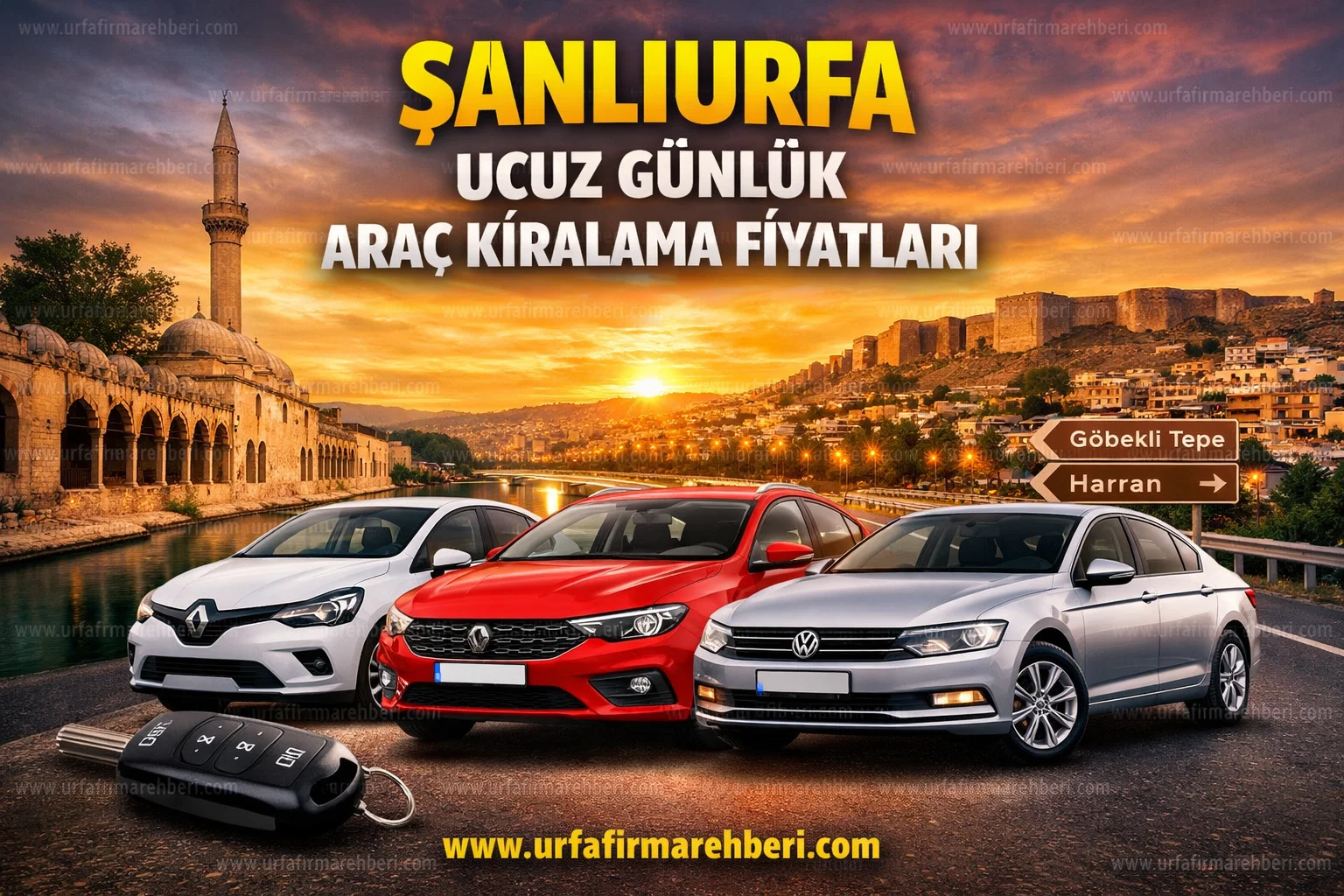 şanlıurfa ucuz günlük araç kiralama fiyatları